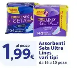 Sigma Assorbenti Seta Ultra Lines offerta