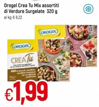 Famila Orogel Crea Tu Mix assortiti di Verdure Surgelate 320g offerta