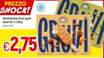 Famila Sammontana Gruvi gusti assortiti 4x60g offerta