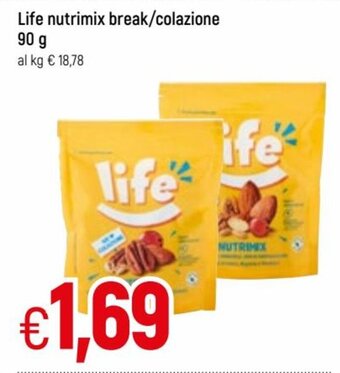 Famila Life nutrimix break/colazione 90g offerta