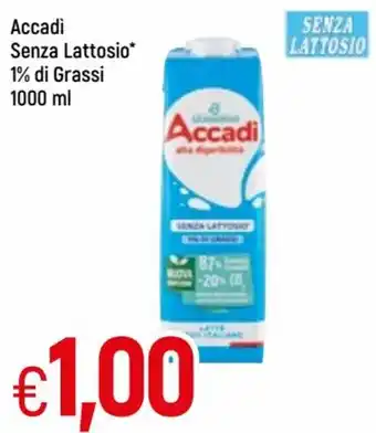 Famila Accadi Senza Lattosio* 1% di Grassi 1000ml offerta