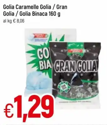 Famila Golia Caramelle Golia / Gran Golia / Golia Binaca 160g offerta
