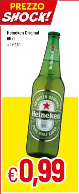 Famila Heineken Original 66cl offerta