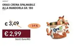 Prezzemolo e Vitale Orasi crema spalmabile alla mandorla offerta