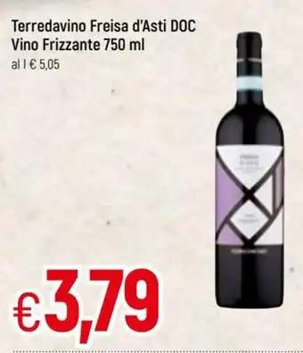 Famila Terredavino Freisa d'Asti DOC Vino Frizzante 750ml offerta