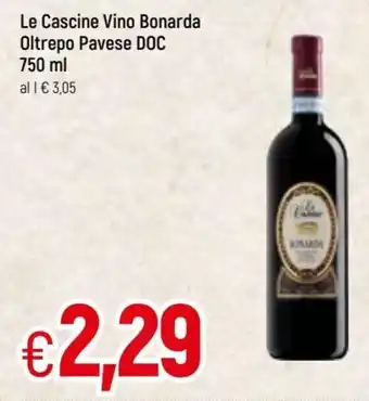 Famila Le Cascine Vino Bonarda Oltrepo Pavese DOC 750ml offerta