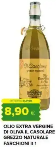 Tigre Olio extra vergine di oliva il casolare grezzo naturale farchioni offerta