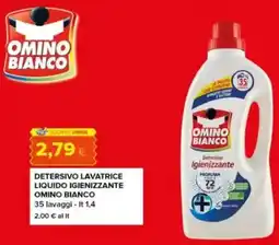 Tigre Detersivo lavatrice liquido igienizzante OMINO BIANCO offerta