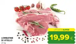 Tigre Lombatine di vitello offerta