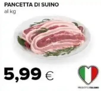 Tigre Pancetta di suino offerta