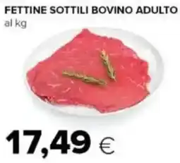 Tigre Fettine sottili bovino adulto offerta