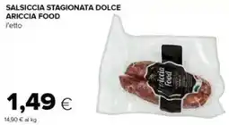 Tigre Salsiccia stagionata dolce ARICCIA FOOD offerta