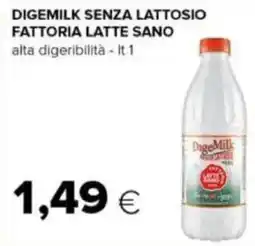 Tigre Digemilk senza lattosio fattoria latte sano offerta