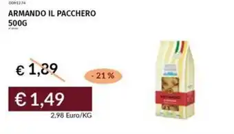 Prezzemolo e Vitale Armando il pacchero offerta