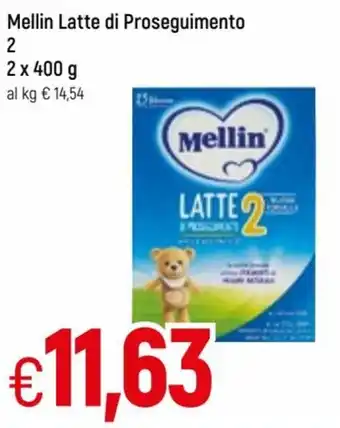Famila Mellin Latte di Proseguimento 2 2x400g offerta