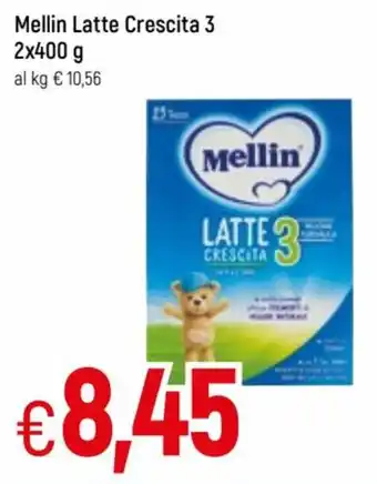 Famila Mellin Latte Crescita 3 2x400g offerta