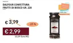 Prezzemolo e Vitale Dalfour confettura frutti di bosco offerta