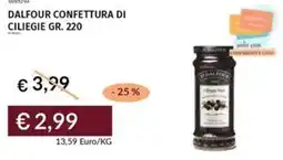 Prezzemolo e Vitale Dalfour confettura di ciliegie offerta