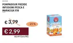 Prezzemolo e Vitale Pompadour fredde infusioni pesca e maracuja x18 offerta