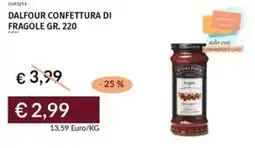 Prezzemolo e Vitale Dalfour confettura di fragole offerta