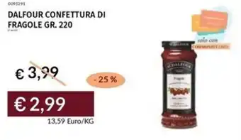 Prezzemolo e Vitale Dalfour confettura di fragole offerta