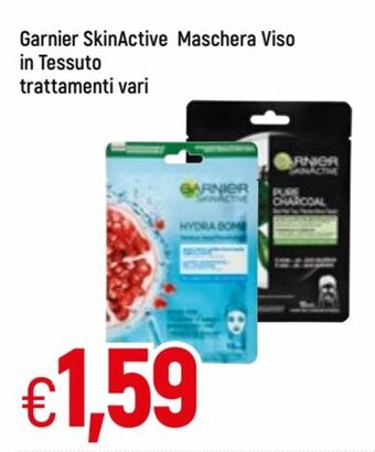 Famila Garnier SkinActive Maschera Viso in Tessuto trattamenti vari offerta