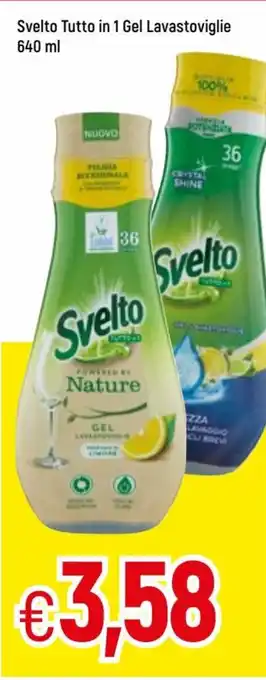 Famila Svelto Tutto in 1 Gel Lavastoviglie 640ml offerta