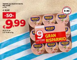 Bennet Tonno all'olio di oliva Rio Mare offerta