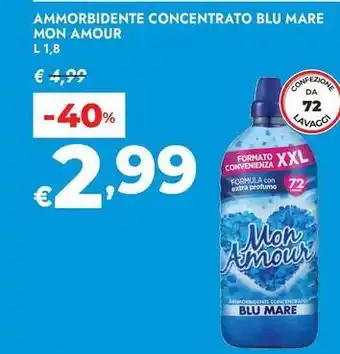 Bennet Ammorbidente concentrato blu mare Mon Amour offerta