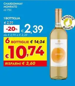 Bennet Chardonnay Monrato offerta