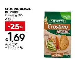 Bennet Crostino dorato Delverde offerta