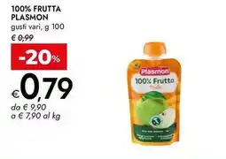 Bennet 100% frutta Plasmon offerta