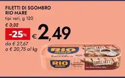 Bennet Filetti di sgombro Rio Mare offerta