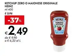 Bennet Ketchup zero o maionese originale Heinz offerta