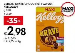Bennet Cereali krave choco nut flavour Kellogg's offerta