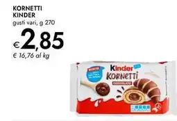 Bennet Kornetti Kinder offerta