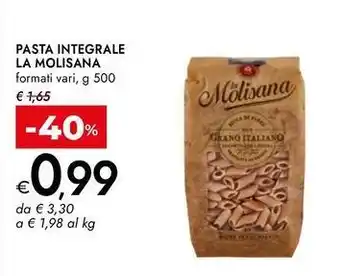 Bennet Pasta integrale La Molisana offerta