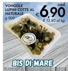 Bennet Vongole lupini cotte al naturale offerta