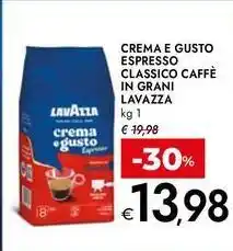 Bennet Crema e gusto espresso classico caffè in grani Lavazza offerta