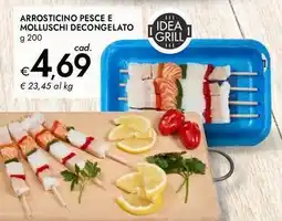 Bennet Arrosticino pesce e molluschi decongelato offerta