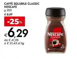 Bennet Caffè solubile classic Nescafé offerta