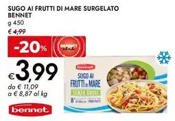 Bennet Sugo ai frutti di mare surgelato Bennet offerta
