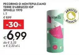 Bennet Pecorino o montepulciano terre d'abruzzo igp spinelli 1970 offerta