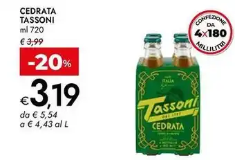 Bennet Cedrata Tassoni offerta