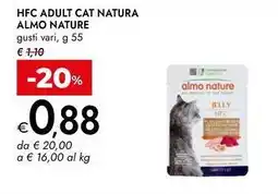 Bennet Hfc adult cat natura Almo Nature offerta