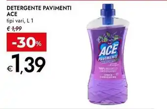 Bennet Detergente pavimenti Ace offerta