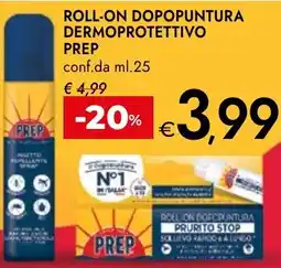 Bennet Roll-on dopopuntura dermoprotettivo Prep offerta