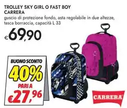 Bennet Trolley sky girl o fast boy Carrera offerta
