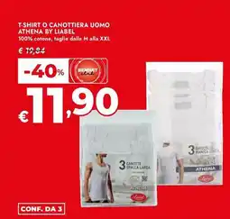 Bennet T-shirt o canottiera uomo Athena by Liabel offerta
