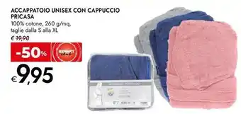 Bennet Accappatoio unisex con cappuccio Pricasa offerta